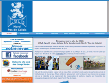 Tablet Screenshot of cslgnordpasdecalais.com